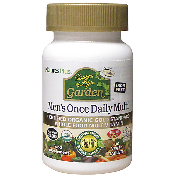 Nature's Plus Source of Life Garden Organic Men's Once Daily