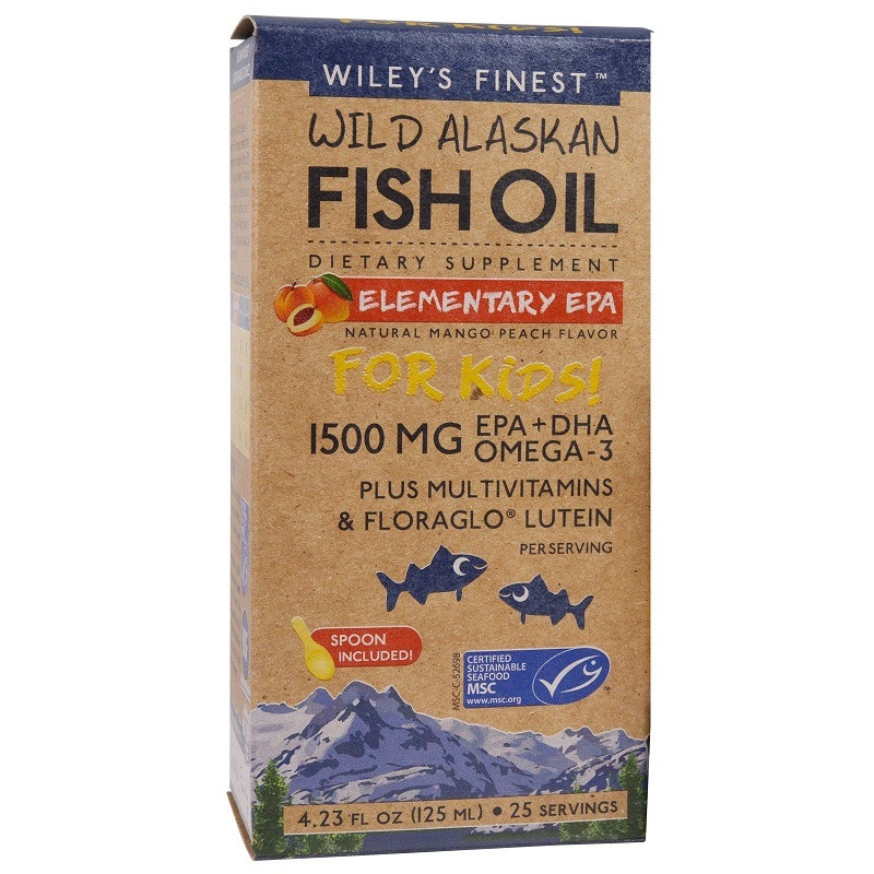 Wiley's Finest Elementary EPA For Kids 125 ml